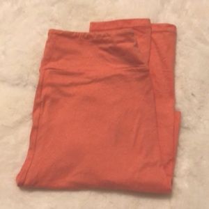 Lularoe one-size leggings melon-orange